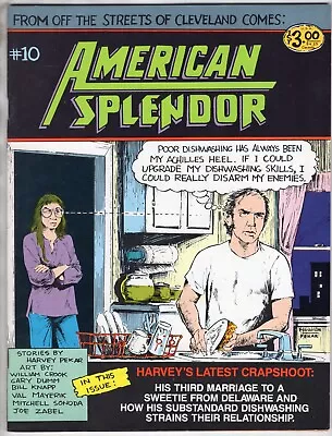 Buy AMERICAN SPLENDOR #10 1985 1st Printing HARVEY PEKAR Val Mayerik Cover & Story • 19.38£