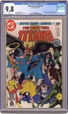 Buy New Teen Titans #4D CGC 9.8 1981 4421955014 • 166.97£