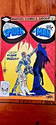 Buy PETER PARKER SPECTACULAR SPIDER-MAN #70 FN SILVERMANE CLOAK & DAGGER Marvel 1982 • 5.99£