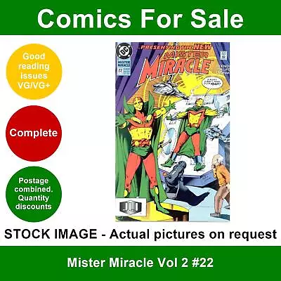 Buy DC Mister Miracle Vol 2 #22 Comic - VG/VG+ 01 December 1990 • 2.49£