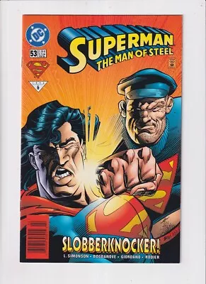 Buy Superman The Man Of Steel (1991) #  53 Newsstand (9.2-NM) Vs. Brawl 1996 • 9£