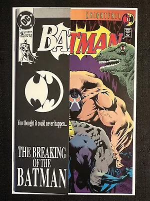 Buy Dc Comics Batman #497 Bane Appearance, Kelley Jones Cover July 1993, 2nd Print. • 13.98£