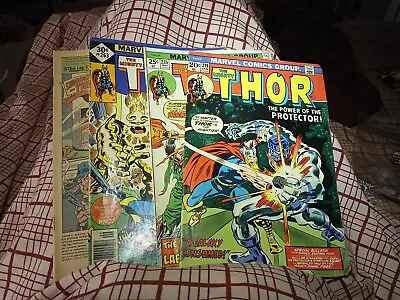 Buy Thor 219 235 263 283 Bronze Age Marvel Comics Lot Run Set Collection • 18.79£