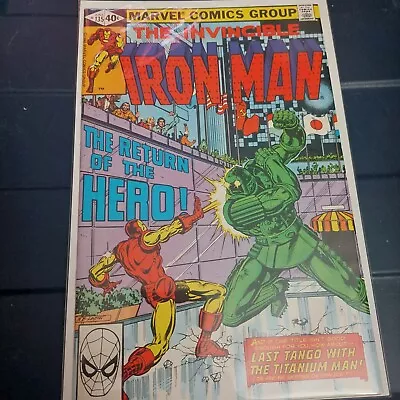 Buy Iron Man #135 Marvel Comics 1980 VF+ Titanium Man App HIGH-GRADE BRONZE AGE • 6.21£