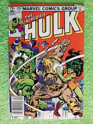 Buy INCREDIBLE HULK #282 VG-FN Canadian Price Variant 1st She-Hulk Meeting : RD5462 • 8.93£