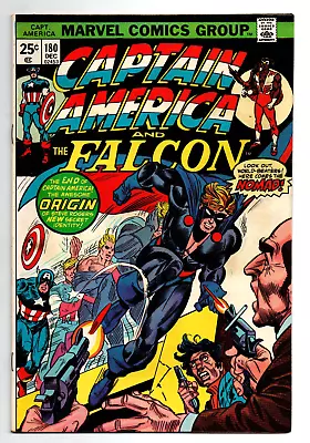 Buy Captain America #180 - 1st Appearance Nomad - Falcon - MVS Intact - 1974 - FN/VF • 19.41£