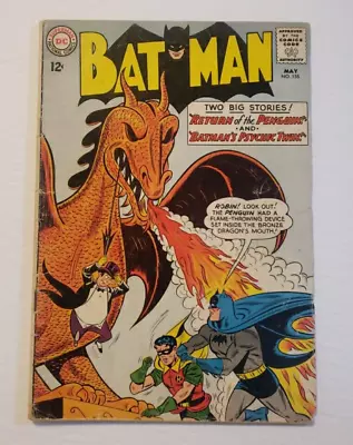Buy Batman #155 VG 1963 1st Silver Age App. Penguin • 388.30£