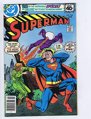 Buy Superman #334 DC 1979 ''The Man Who Stole Superman's Eyes !''1st App Of OPTICUS! • 14.76£