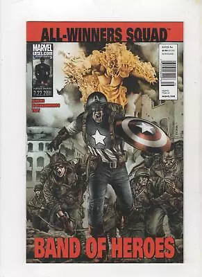 Buy All-Winners Squad: Band Of  Heroes #1 Newsstand Variant, NM 9.4, 1st Print, 2011 • 31.04£