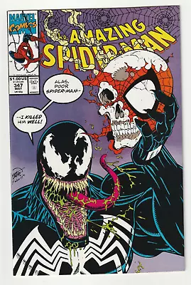 Buy Amazing Spider-Man #347 (Marvel Comics 1991) Erik Larsen Venom Cover - VF • 27.18£