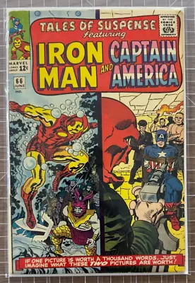 Buy Tales Of Suspense #66 1965 Iron Man, Captain America 3.5-4.5 Marvel Comic • 36.88£