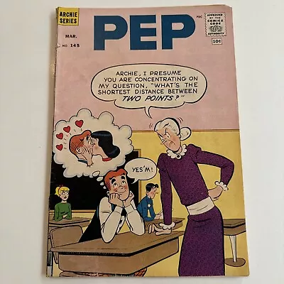 Buy PEP COMICS # 145 | KATY KEENE ! VERONICA ! Silver Age Archie Comics 1961 | GD/VG • 15.52£