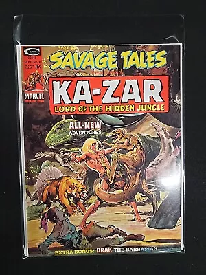 Buy Savage Tales # 6 Marvel Comics Magazine Ka-zar Neal Adams Cover Brak Barbarian • 7.76£