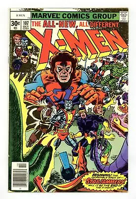 Buy Uncanny X-Men #107 VG/FN 5.0 1977 1st Full App. Starjammers • 151.44£