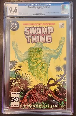 Buy Saga Of The Swamp Thing #37 CGC 9.6 • 504.80£