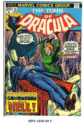 Buy Tomb Of Dracula #19 © April 1974 Marvel Comics F • 27.18£