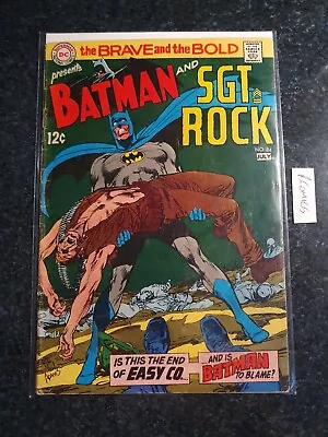 Buy Brave And The Bold 84 Classic Silver Age Neal Adams Sgt Rock • 0.99£
