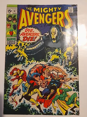 Buy Avengers #67 Aug 1969 VGC- 3.5 1st Cover Appearance Of Ultron • 26.99£