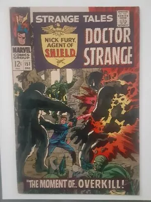 Buy Strange Tales 151 VG  *1 Book* Nick Fury! Dr. Strange! Jack Kirby! Marvel! • 16.48£