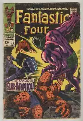 Buy Fantastic Four #76 July 1968 VG Silver Surfer • 15.49£