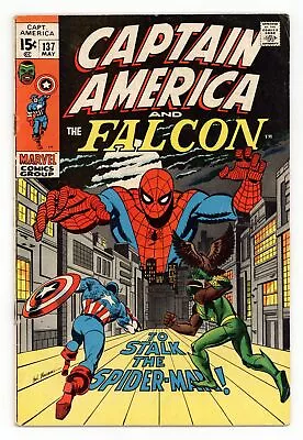 Buy Captain America #137 VG+ 4.5 1971 • 23.30£