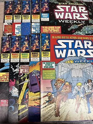 Buy Star Wars Weekly-British Editions #77 - #86 TEN ISSUE JOB LOT GOOD CONDITION !! • 45£