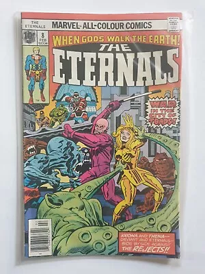 Buy THE ETERNALS Vol 1 When Gods Walked The Earth #8 JACK KIRBY Marvel Comics 1977 • 0.99£