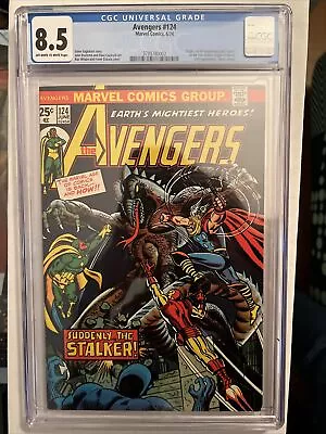 Buy Avengers #124 CGC 8.5 Origin Of Mantis 1st Appearance And Death Star-Stalker • 77.66£