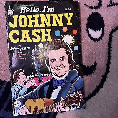 Buy Hello I'm Johnny Cash Comic Book Spire Christian Comics 1976 RARE! • 15.31£