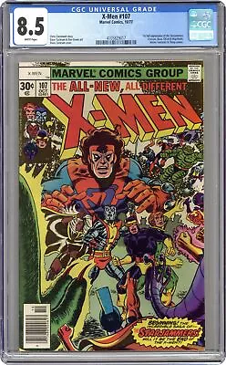Buy Uncanny X-Men #107 CGC 8.5 1977 4105829017 1st Full App. Starjammers • 434.90£