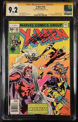 Buy X-Men #104 CGC 9.2 WP Signed By Chris Claremont Marvel 1977 • 311.19£