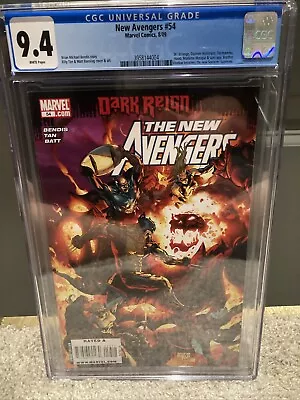 Buy New Avengers 54 (1st Series) Billy Tan Cover Dark Reign CGC 9.4 • 38.83£