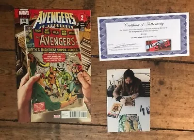 Buy Avengers # 676 Signed Al Ewing 1st App Voyager W/coa & Photo Nm Unread 1st Print • 11.95£