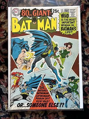 Buy Batman #208 DC Comics 80pg GIANT (1969) Reprints 1st POISON IVY BATGIRL • 27.18£