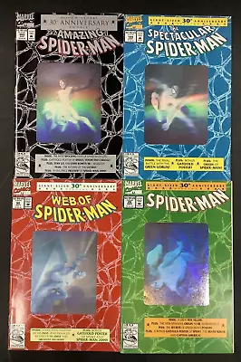 Buy Spider-man #26 Web 90 Amazing 365 Spectacular 189 Comic Book Hologram 1st 2099 • 31.06£