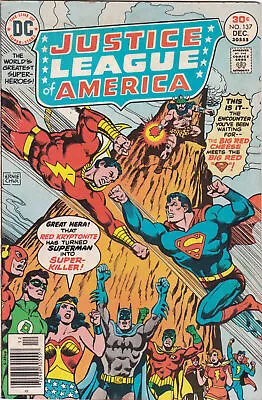 Buy JUSTICE LEAGUE OF AMERICA #137 - Crisis In Tomorrow! (DC, 1976) VG/VF • 43.63£