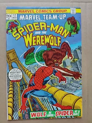 Buy Marvel Team-Up (1971) #12 Midgrade Werewolf By Night Spider-Man • 17.09£