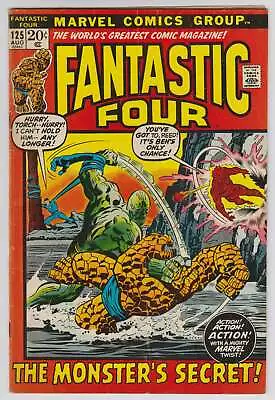 Buy L8826: Fantastic Four #125, Vol 1, F/f+ Condition • 19.61£