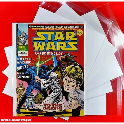 Buy Star Wars Weekly # 8    1 Marvel Comic Bag And Board 29 3  80 UK 1978 (Lot 2707 • 7£