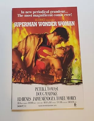 Buy Superman/Wonder Woman #17B Gone With The Wind Movie Poster Variant NM  • 9.32£
