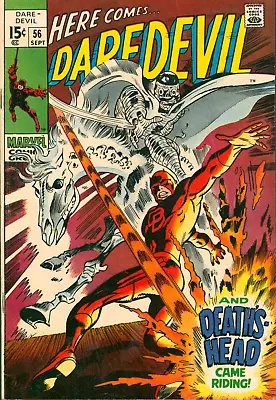 Buy Daredevil #56 Marvel Comics 1969 FN+ 1st Appearance Death's Head • 23.33£