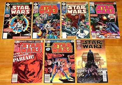 Buy Marvel 1977-1982 STAR WARS No. 1 (R), 2 (R), 3 (R), 6, 62, Annual 2 +Bonus Issue • 33.45£