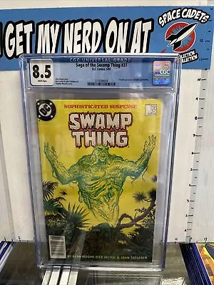 Buy Saga Of The Swamp Thing #37 1st Constantine CGC 8.5 Comic Book Graded • 271.81£