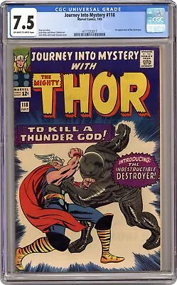 Buy Thor Journey Into Mystery #118 CGC 7.5 1965 4111573017 1st App. The Destoyer • 330.06£