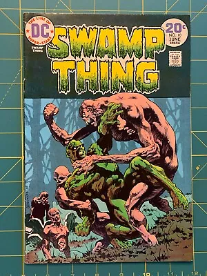 Buy Swamp Thing #10 - Jun 1974 - Vol.1 - DC - Bronze Age - Minor Key - 7.0 FN/VF (A) • 12.43£