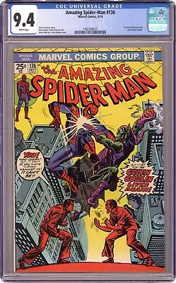 Buy Amazing Spider-Man #136 CGC 9.4 1974 1482308025 • 298.99£