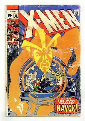 Buy Uncanny X-Men #58 FR 1.0 1969 • 42.01£