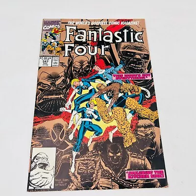 Buy Fantastic Four #347 Marvel 1990 Art Adams 1st FF WOLVERINE HULK • 3.88£