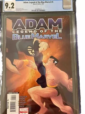 Buy Adam: Legend Of The Blue Marvel #4 CGC 9.2 • 77.80£