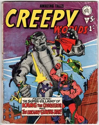 Buy AVENGERS #69-70 Alan Class UK Edition CREEPY WORLDS No. 121 KANG Low Grade • 16.86£